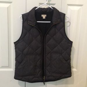JCrew Quilted Vest size M